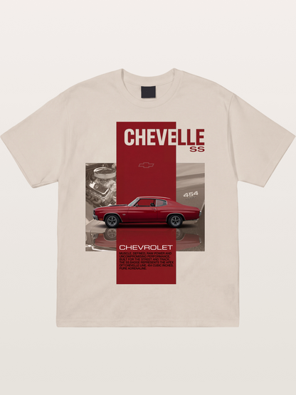 Red Coupe Cotton T-shirt
