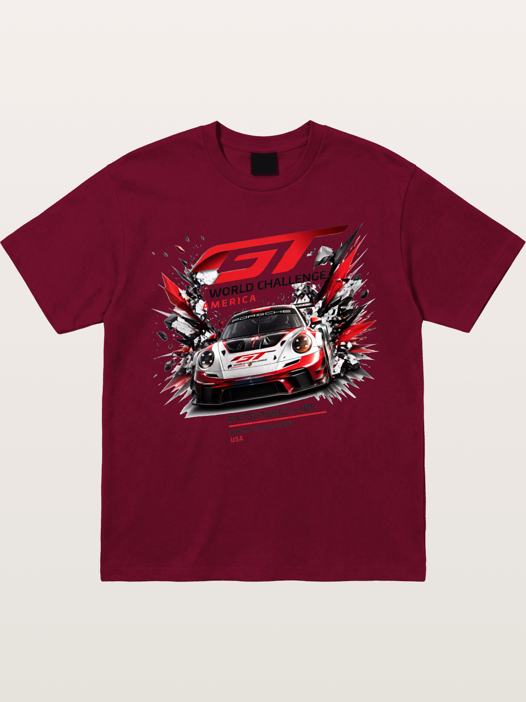 Porsche GT3 Sprint Challenge Art Gildan T-shirt