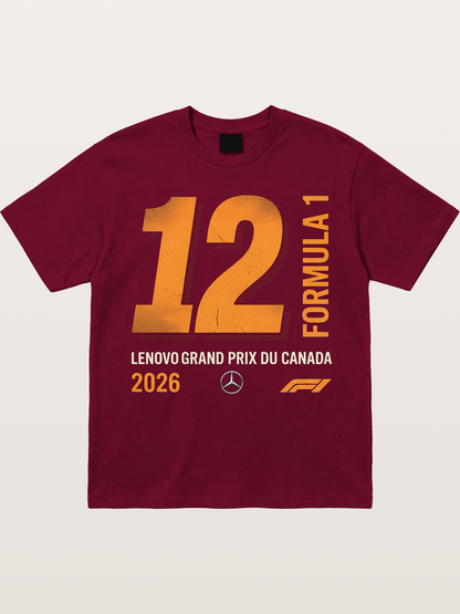 #12 Piastri 2026 F1 Canada Gildan T-shirt