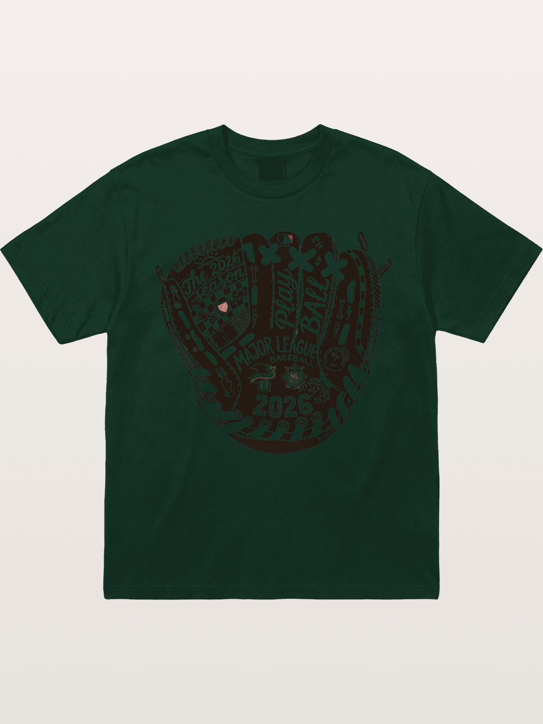 Play Ball Glove Gildan T-shirt