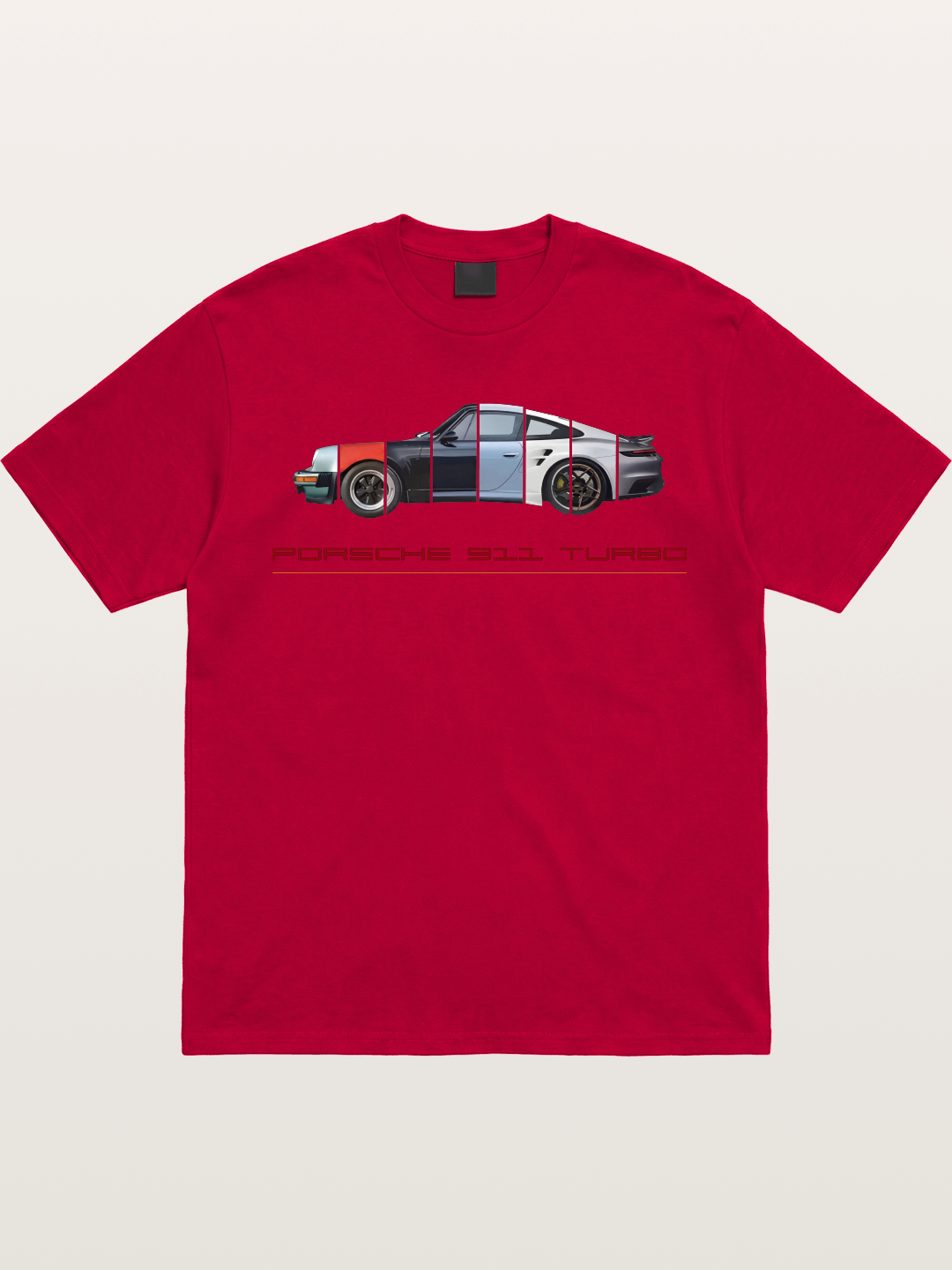 Porsche 911 Turbo Split Sections Gildan T-shirt