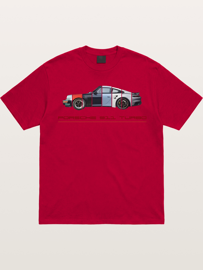 Porsche 911 Turbo Split Sections Gildan T-shirt