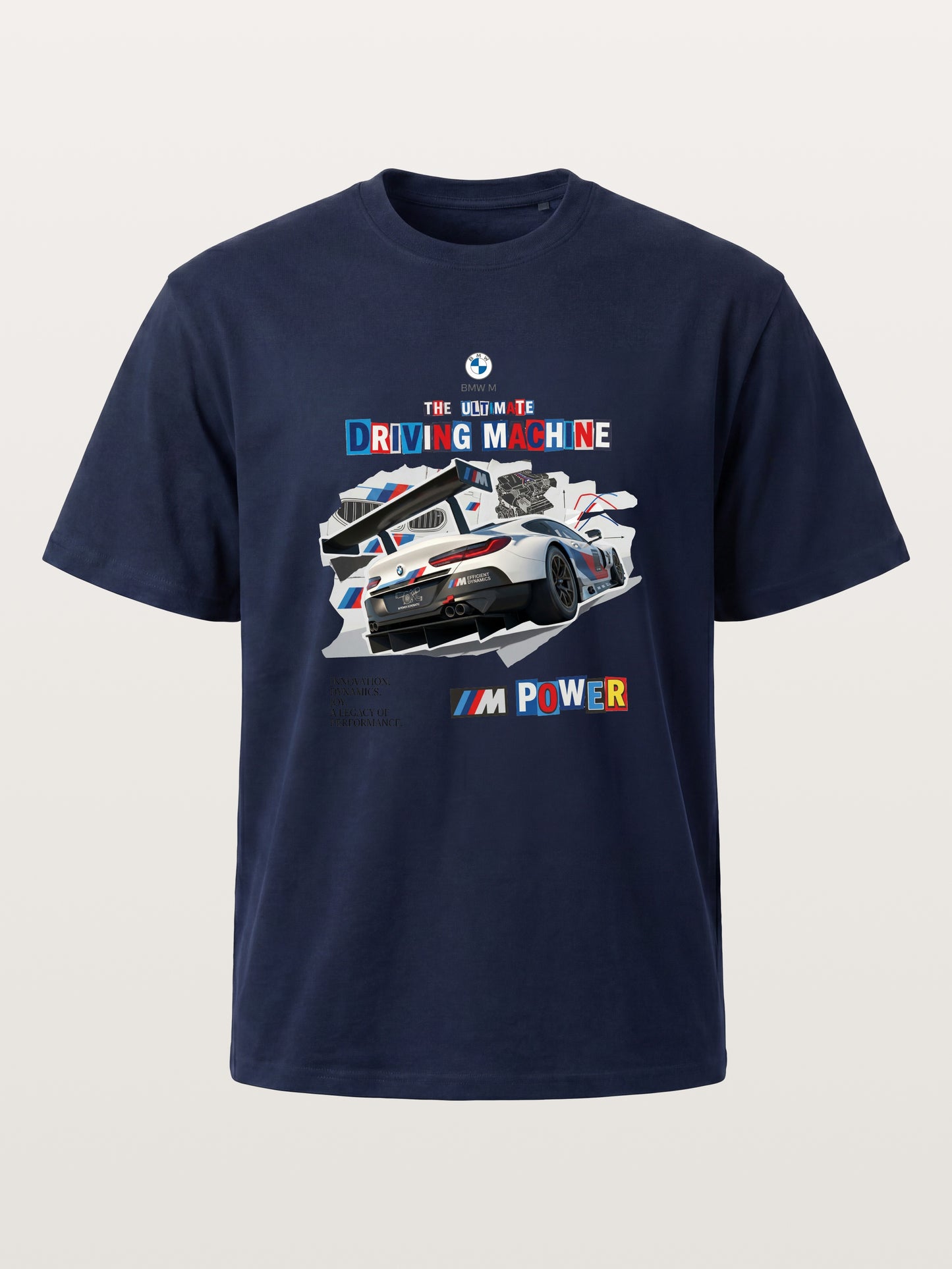 BMW M Power Race Car Art Cotton T-shirt