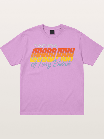 Sunset Grand Prix Typography Gildan T-shirt