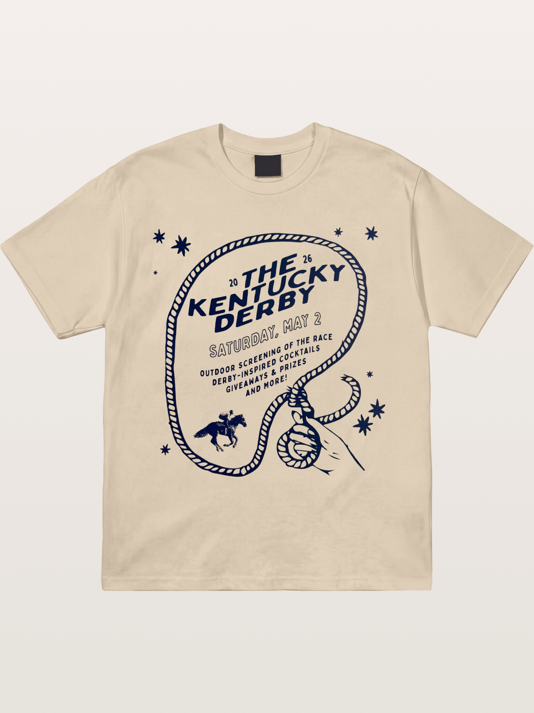 Kentucky Derby Rope Lasso Graphic Gildan T-shirt