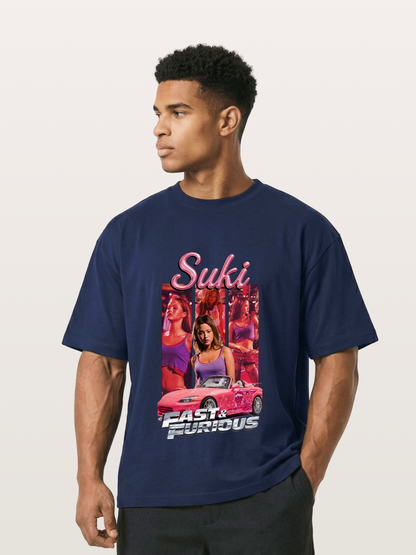 Fast & Furious Pink Crew Gildan T-shirt
