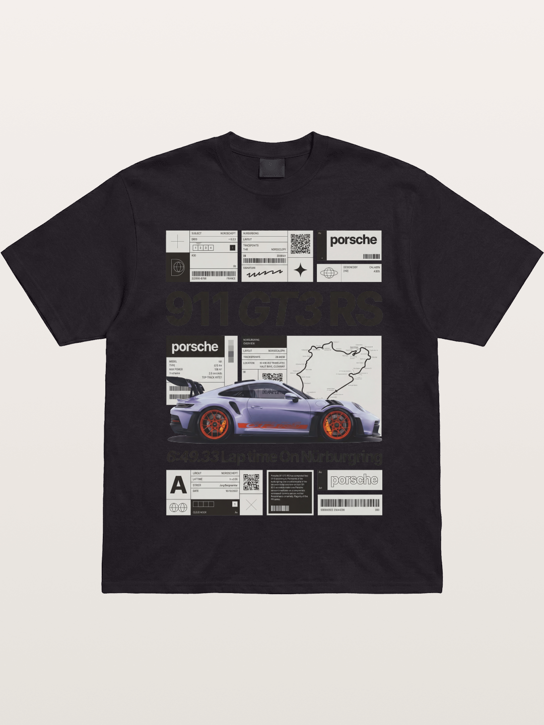 GT3 RS Poster Gildan T-shirt