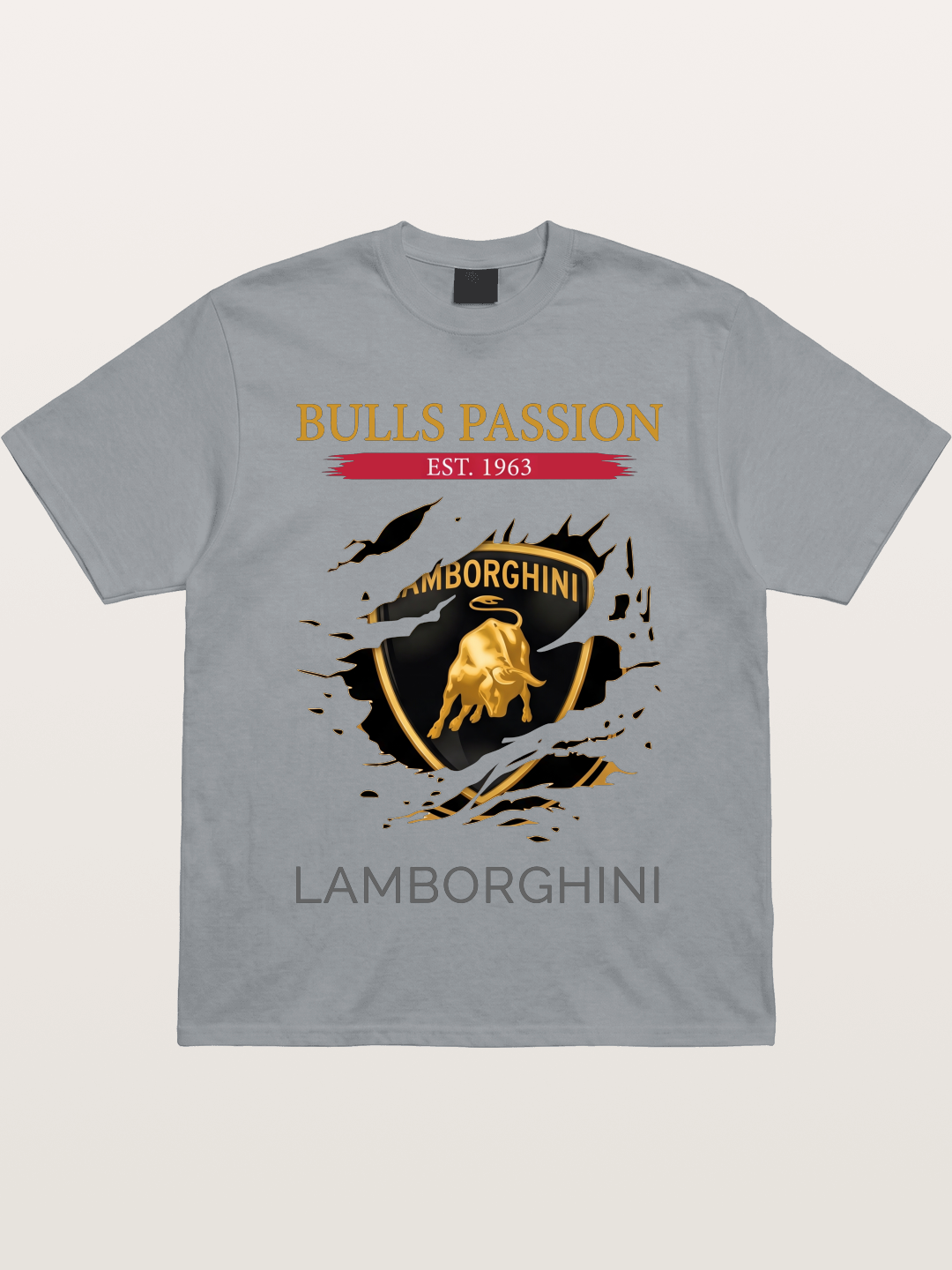 Lamborghini 1963 Tear Logo Gildan T-shirt
