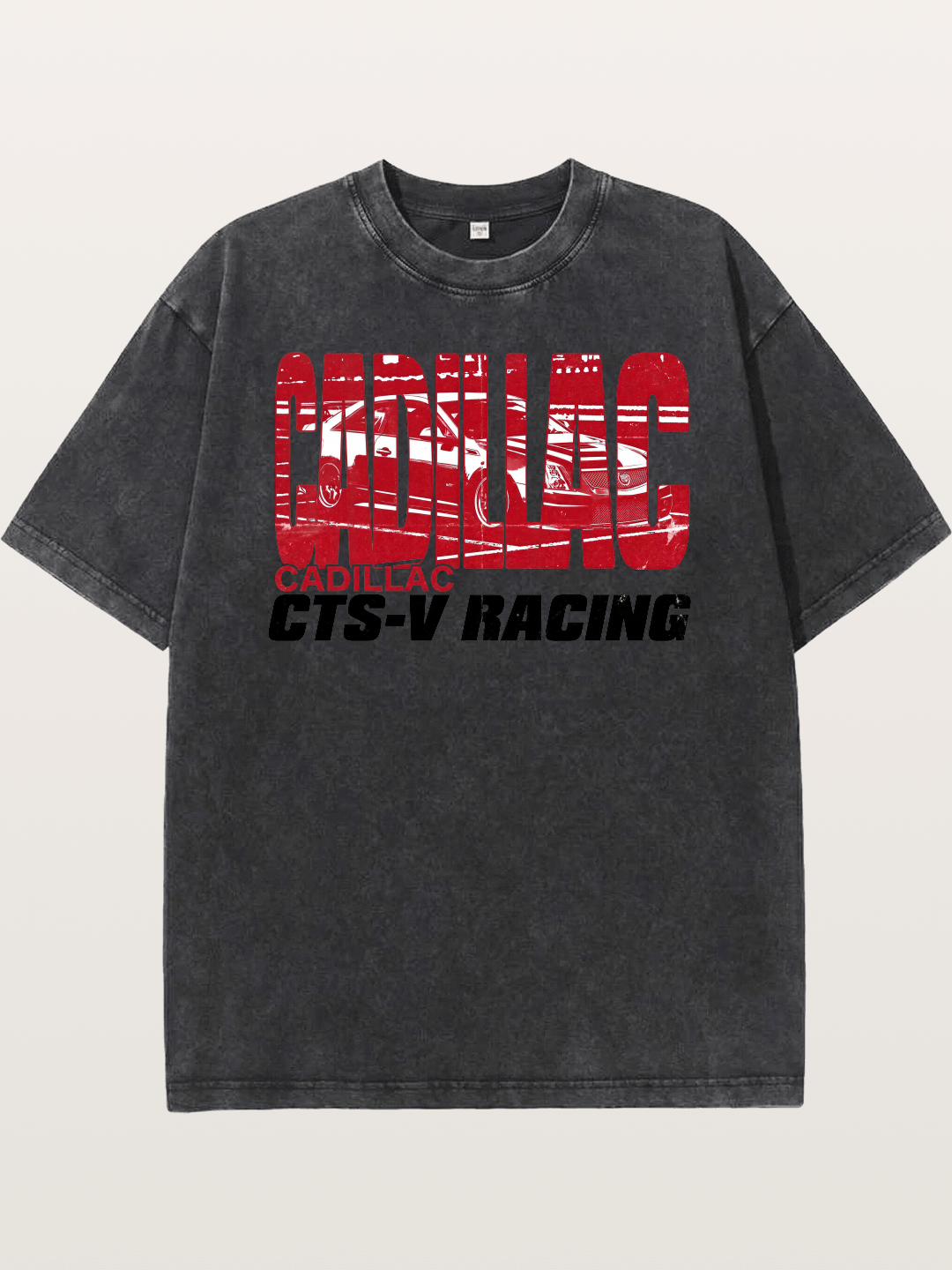 Cadillac CTS-V Racing Typography Washed T-shirt
