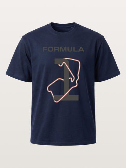 Formula 1 Silverstone Track Monogram Cotton T-shirt