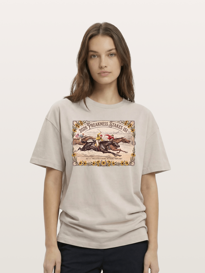 2026 Pimlico Race Course Print Cotton T-shirt