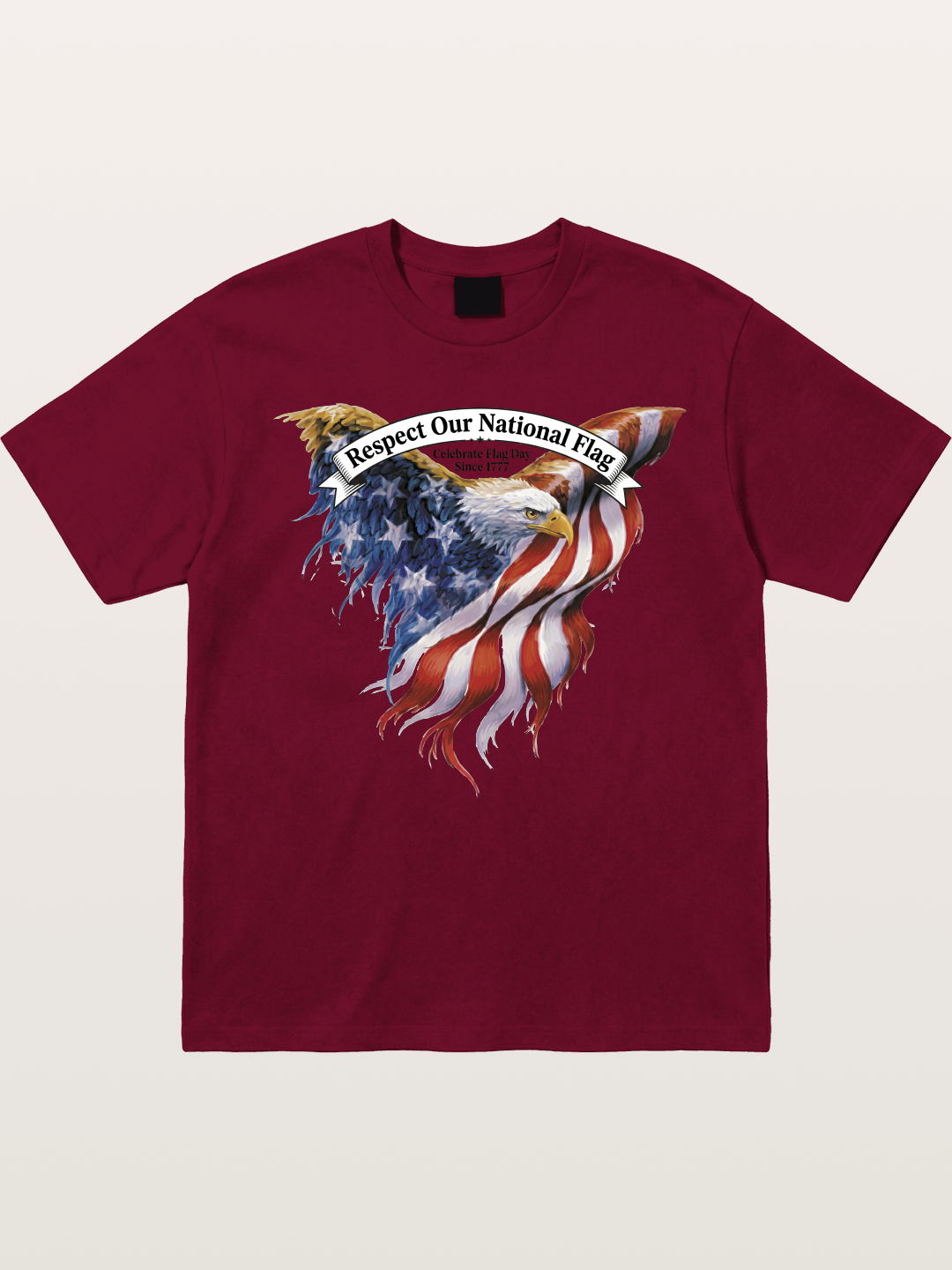 Flag Wing Eagle Banner Art Gildan T-shirt