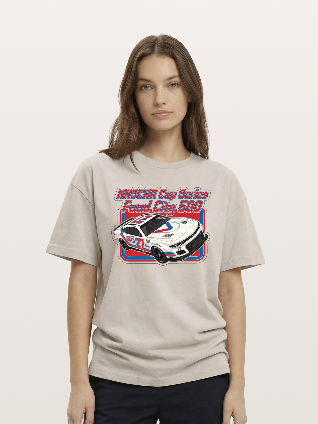 NASCAR Food City 500 Car Cotton T-shirt