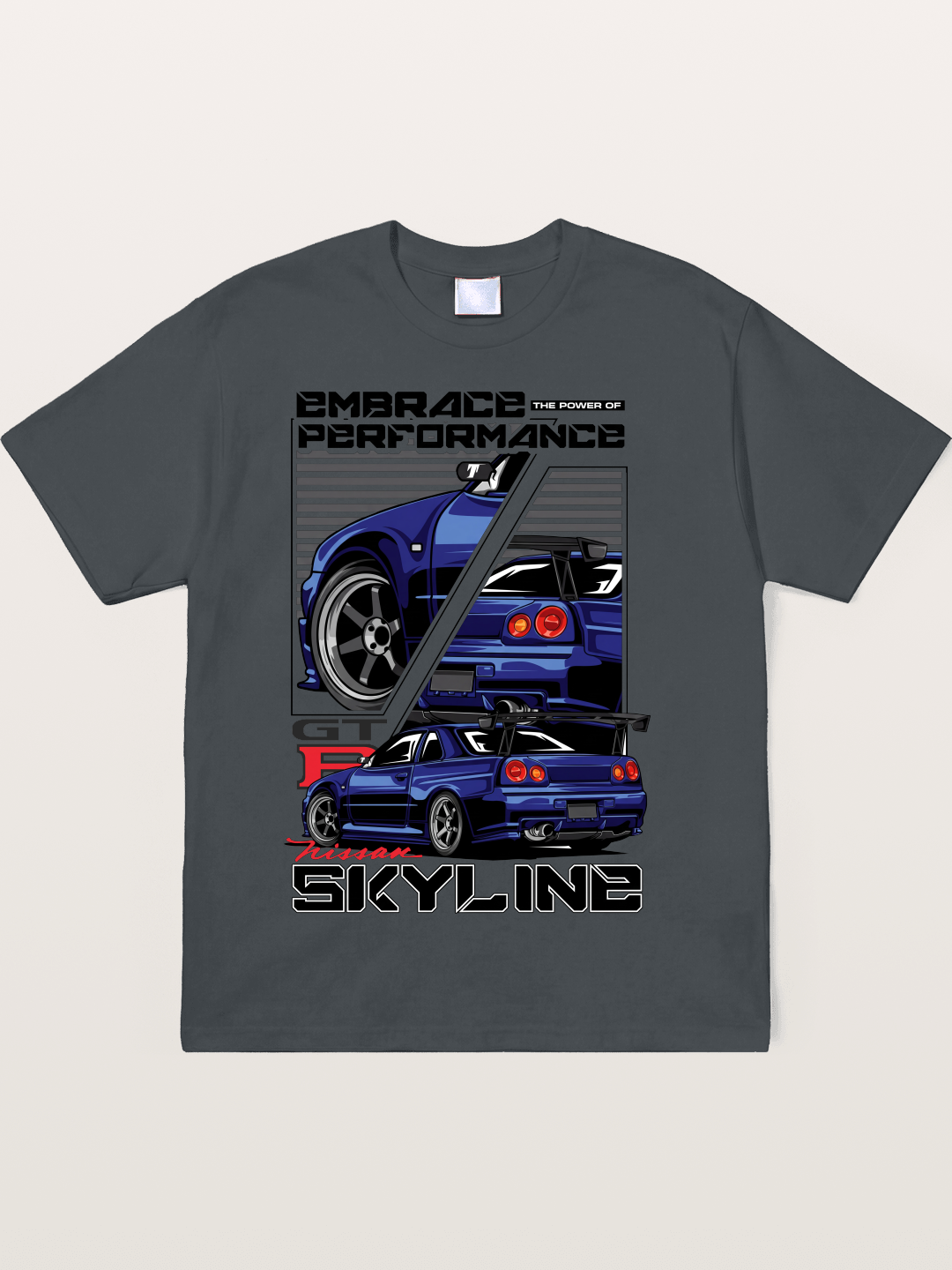 Nissan Skyline GT-R R34 Split View Soft-Stay T-shirt