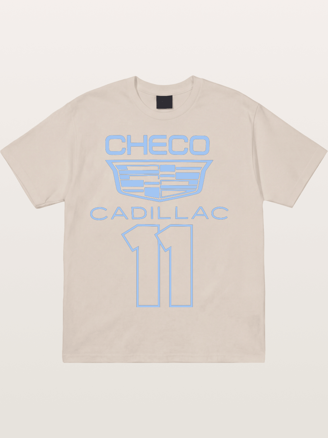 Checo Cadillac #11 Racing Emblem Cotton T-shirt
