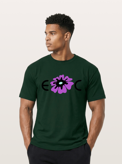 Purple EDC Daisy Silhouette Gildan T-shirt