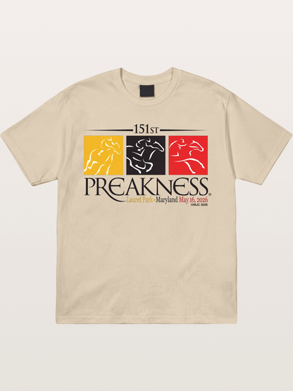 151st Preakness Race Minimal Poster Gildan T-shirt