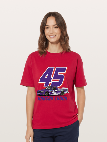 Purple 45 Racer Gildan T-shirt