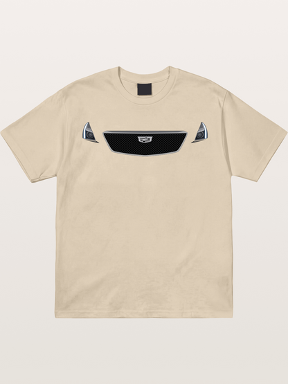 Cadillac Grille and LED Headlights Gildan T-shirt