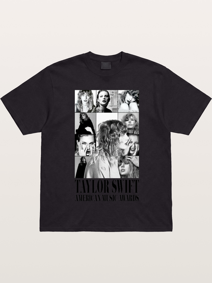 Taylor Swift AMA Collage Print Gildan T-shirt
