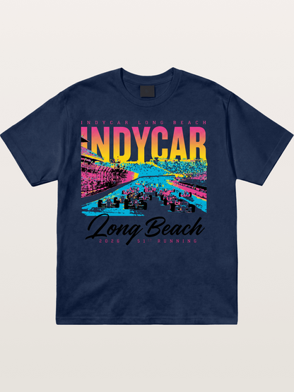 2026 Long Beach 51st IndyCar Cotton T-shirt