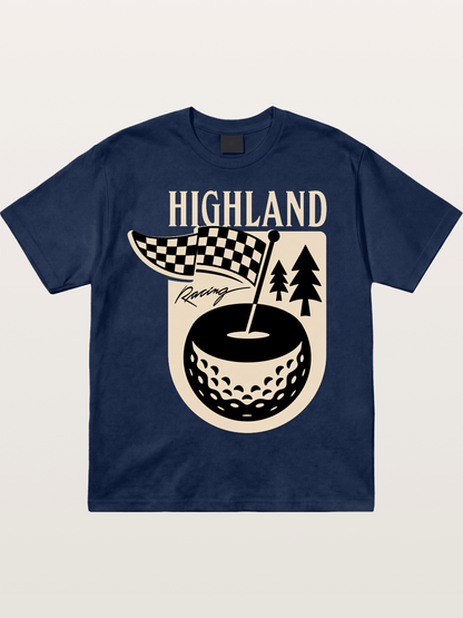 Highland Race Cotton T-shirt