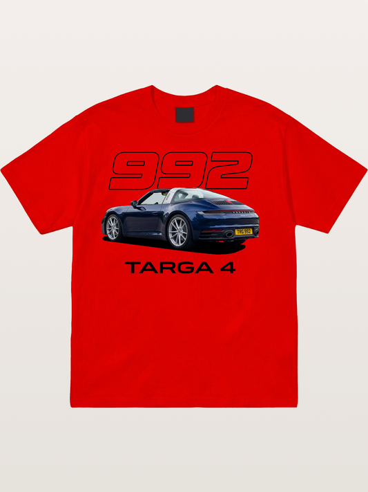 Porsche 992 Targa 4 Poster Cotton T-shirt