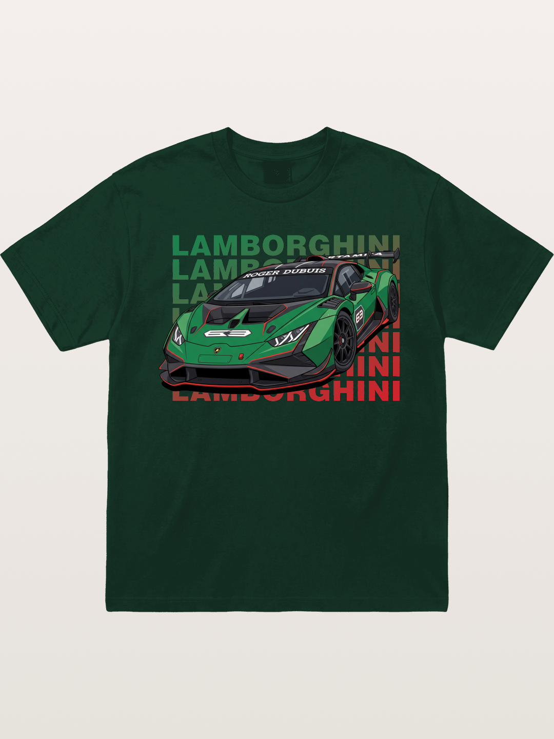 Lamborghini Huracan Green 63 Edition Gildan T-shirt