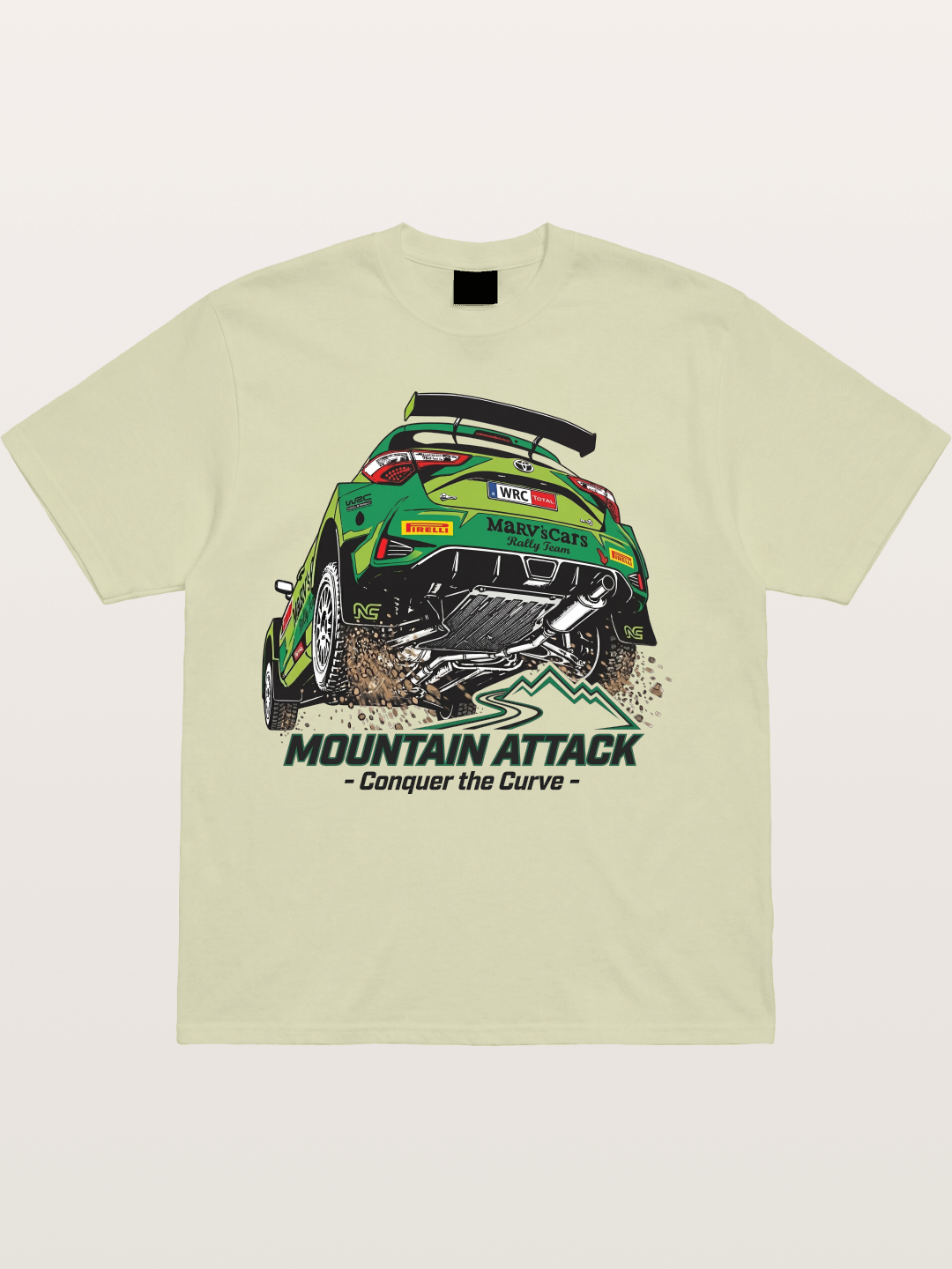 Curve Attack Cotton T-shirt