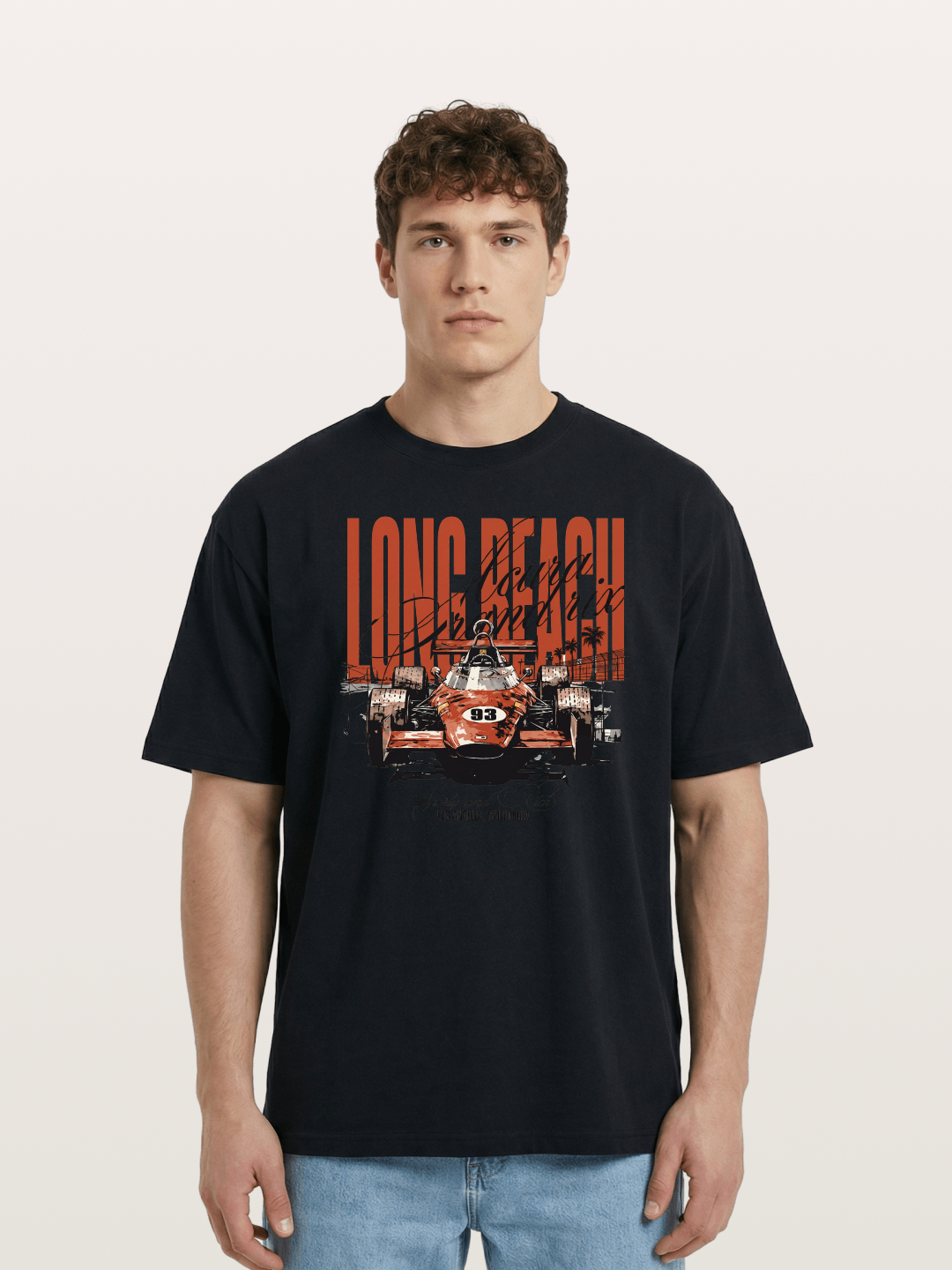 Long Beach Grand Prix Art Cotton T-shirt
