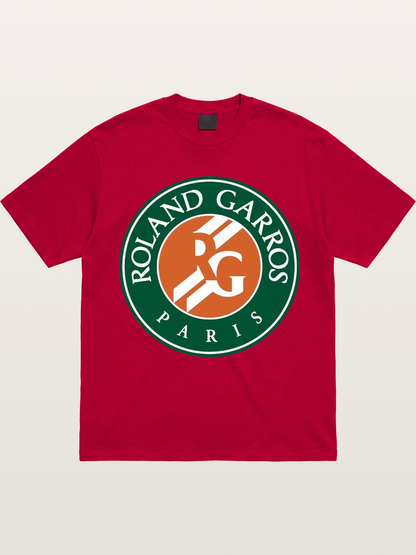 Roland Garros Paris Logo Print Gildan T-shirt