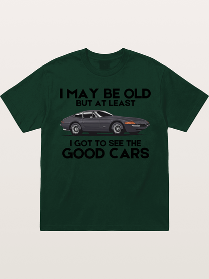 Old Car Enthusiast Good Cars Quote Gildan T-shirt