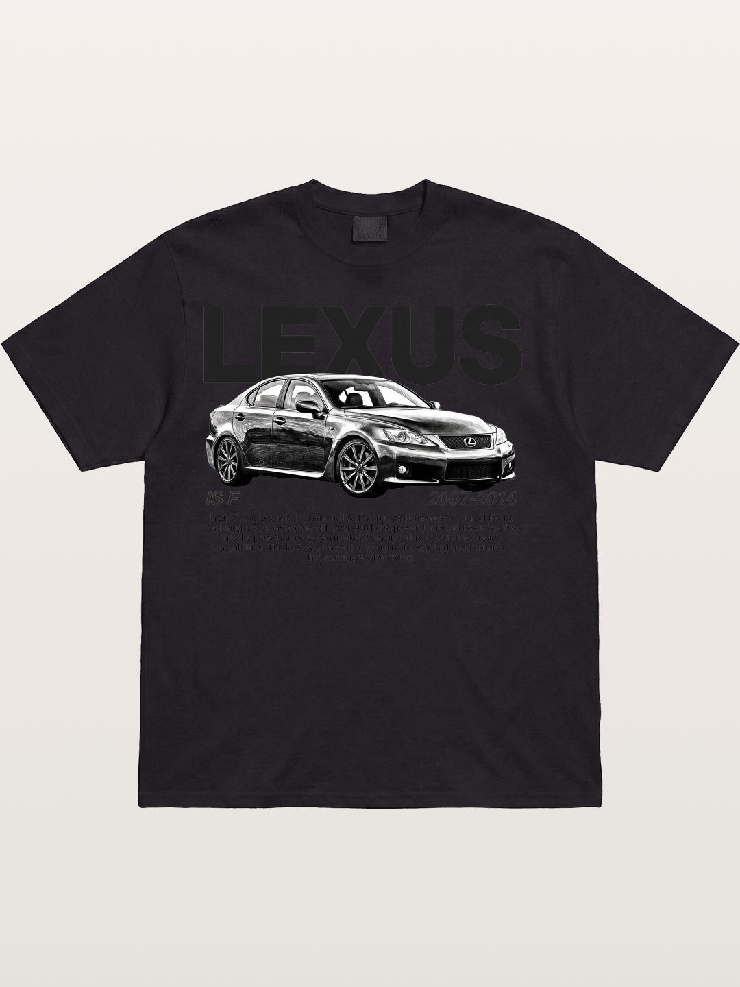 Lexus IS F 2007-2014 Print Cotton T-shirt