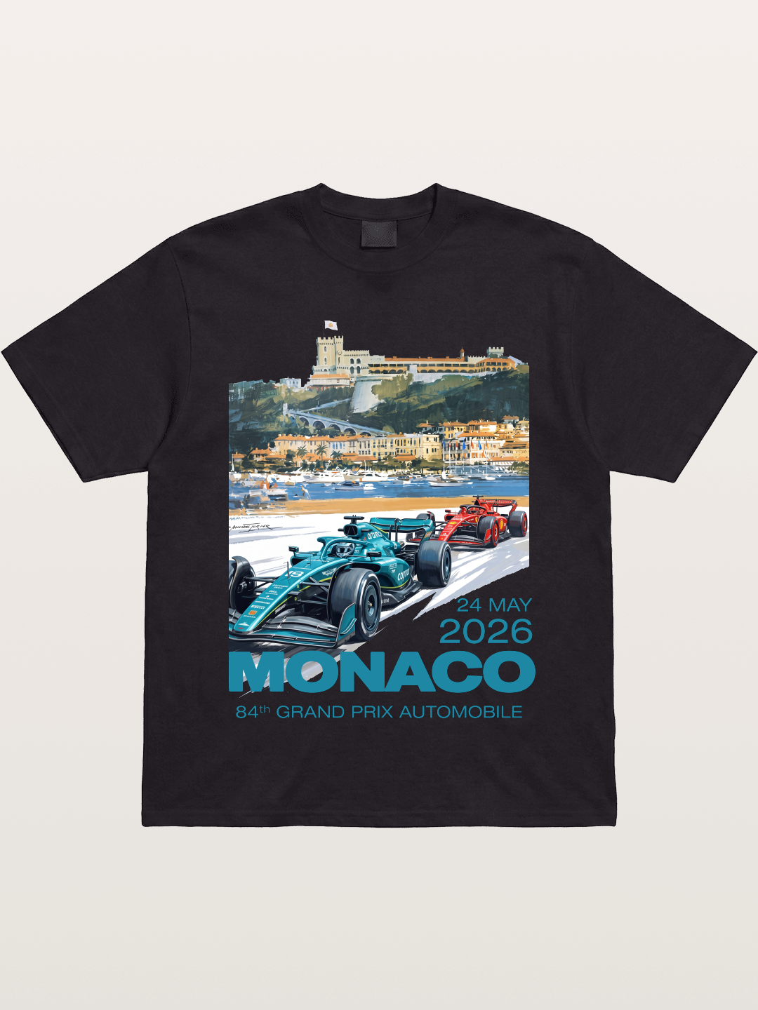 2026 Monaco Grand Prix Race Cars Scene Gildan T-shirt