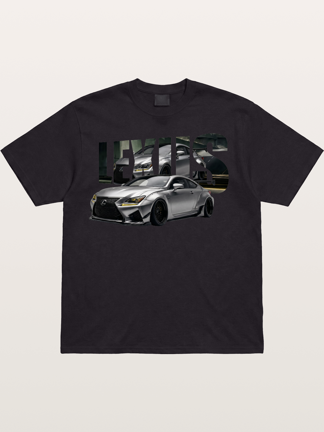 Lexus RC F Overlay Logo Art Cotton T-shirt