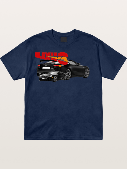 Lexus LFA Racing Collage Art Cotton T-shirt