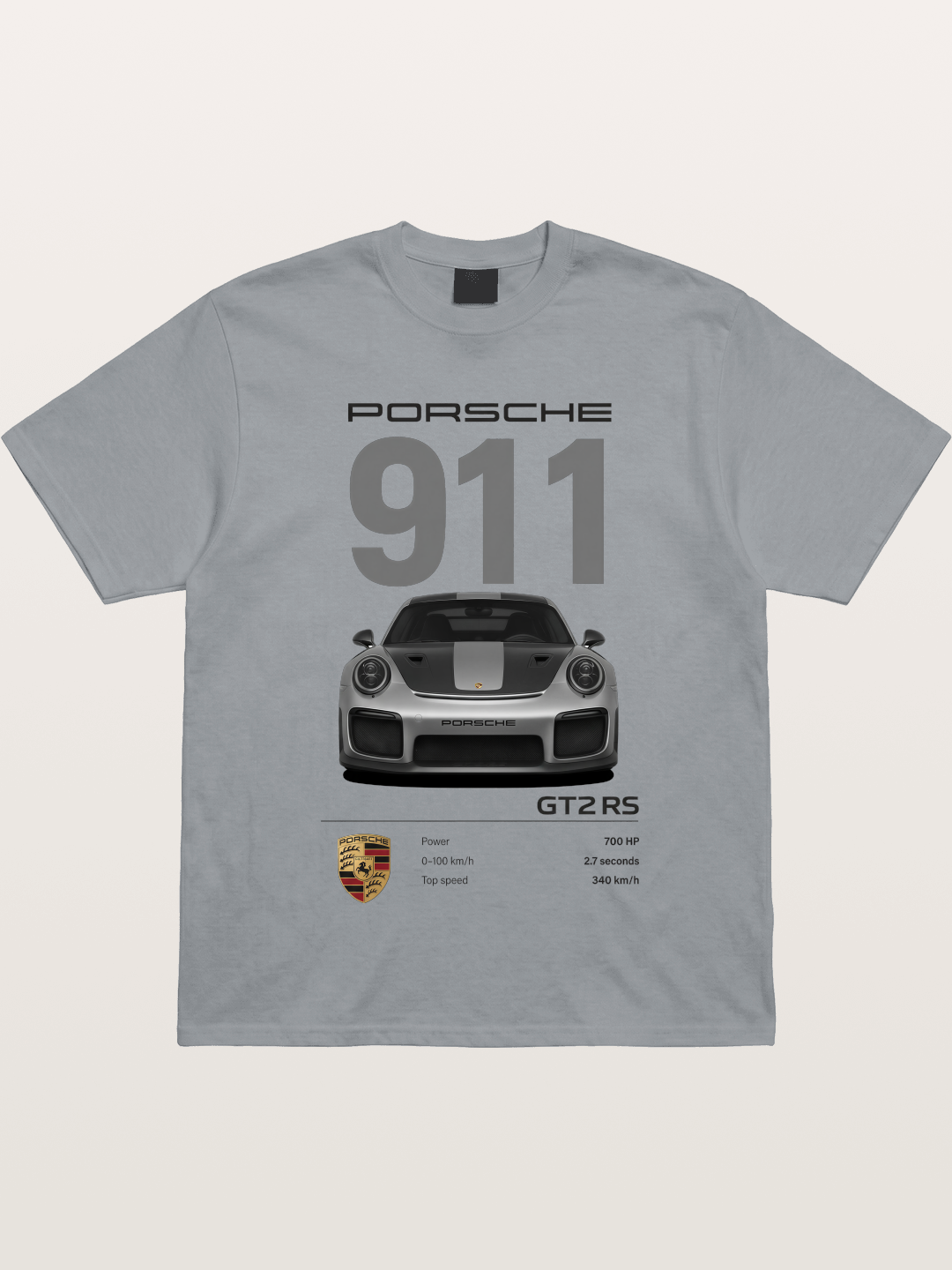 911 GT2 RS Spec Sheet Art Gildan T-shirt