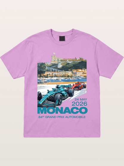 2026 Monaco Grand Prix Race Cars Scene Gildan T-shirt