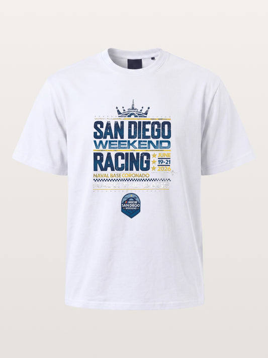 San Diego Racing Crown Layout Cotton T-shirt