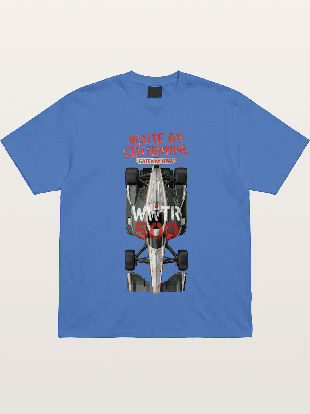 Back View Route66 IndyCar Gildan T-shirt