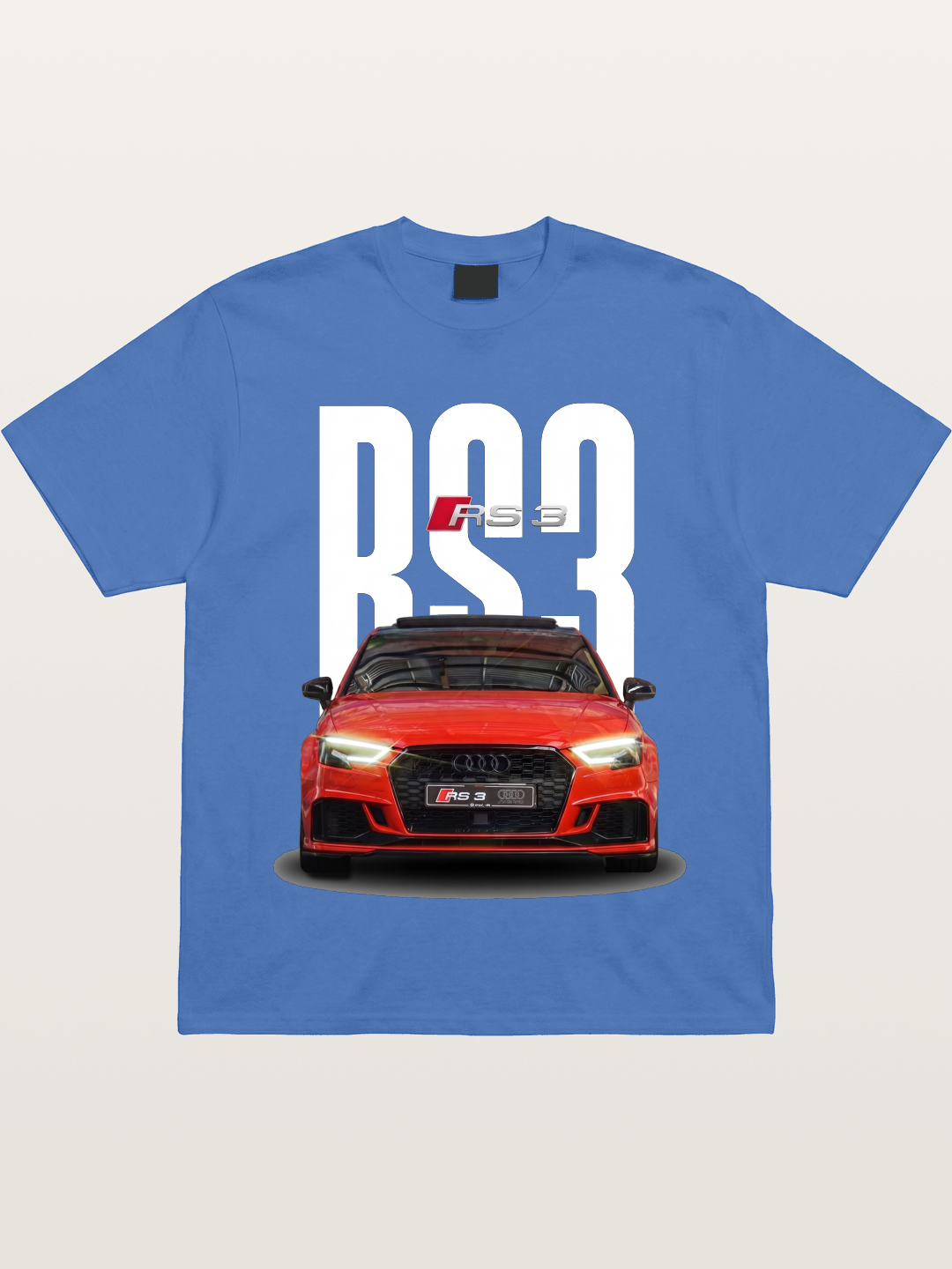 Audi RS3 Red Performance Sedan Gildan T-shirt