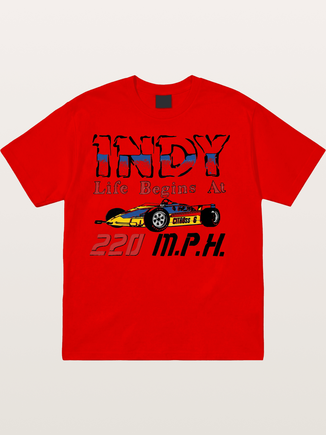 Indy 220 MPH Cotton T-shirt