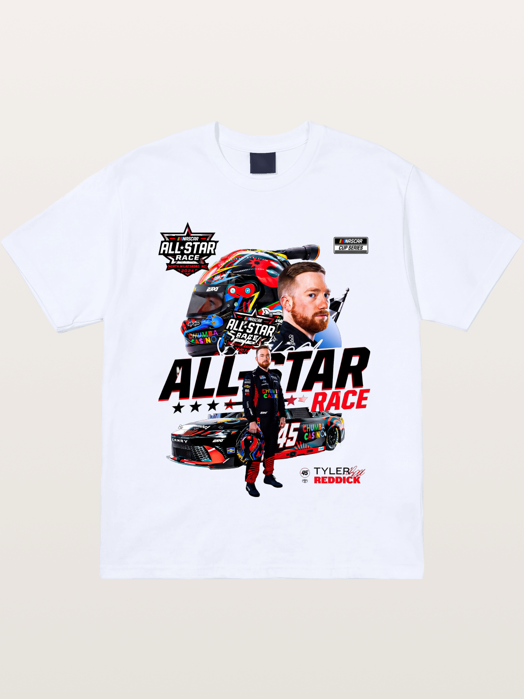 Tyler Reddick All-Star Race Art Gildan T-shirt