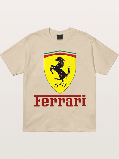 Ferrari Prancing Horse Shield Gildan T-shirt