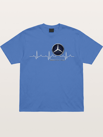 Mercedes Heartbeat Line Gildan T-shirt