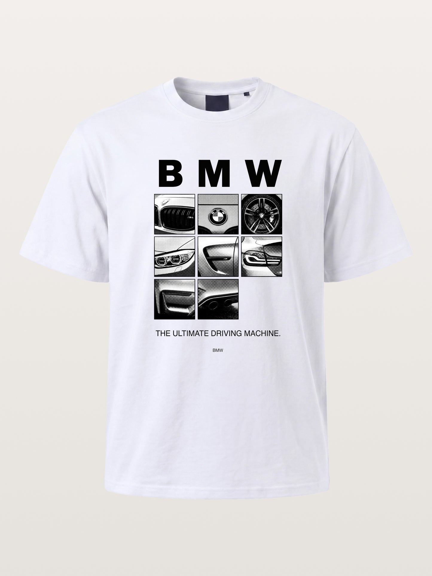 BMW 9 Grid Detail Collage Cotton T-shirt
