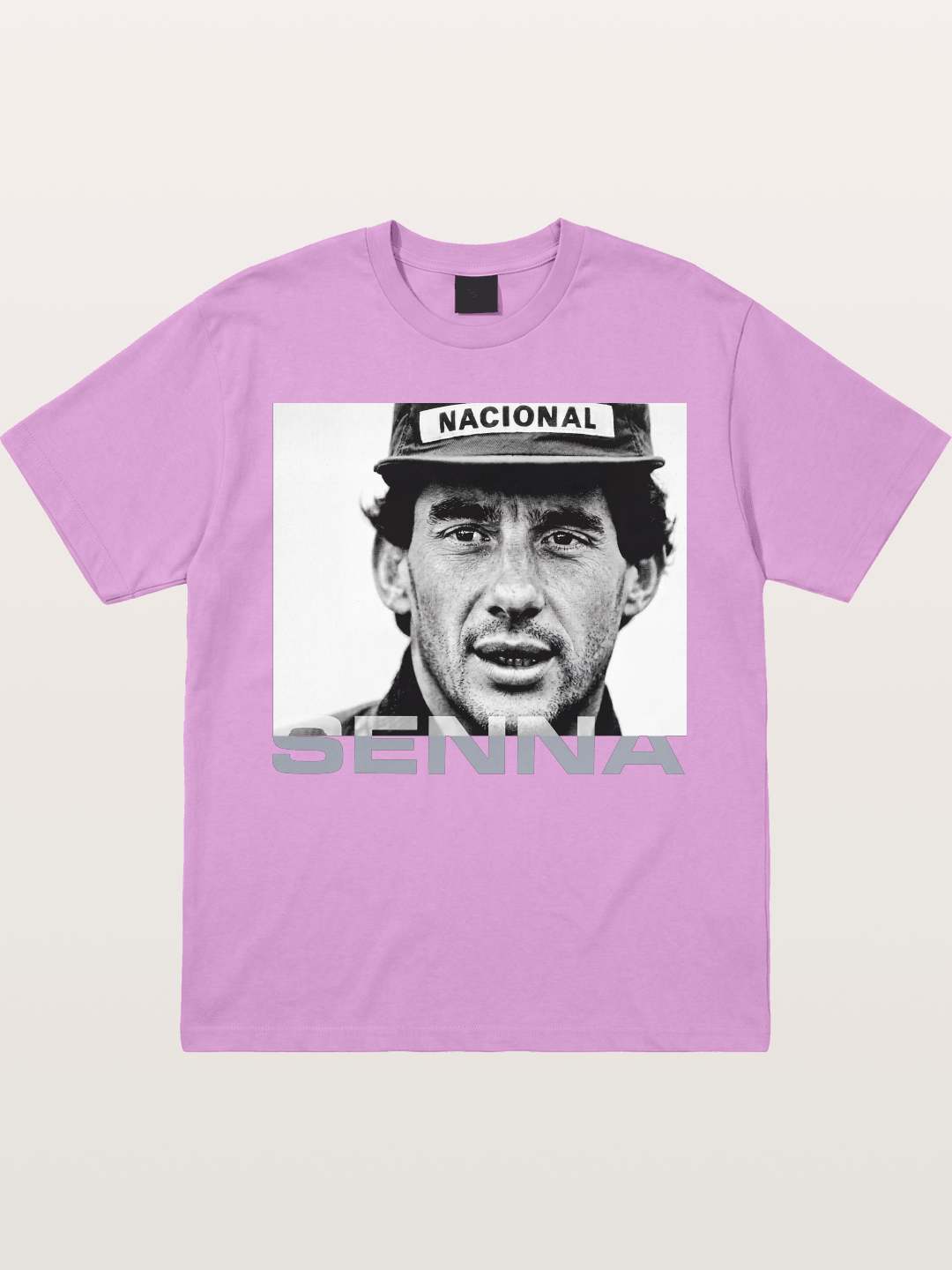 Ayrton Senna Black White Portrait Gildan T-shirt
