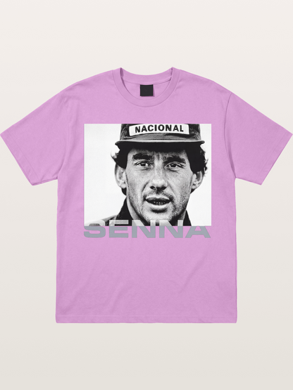 Ayrton Senna Black White Portrait Gildan T-shirt