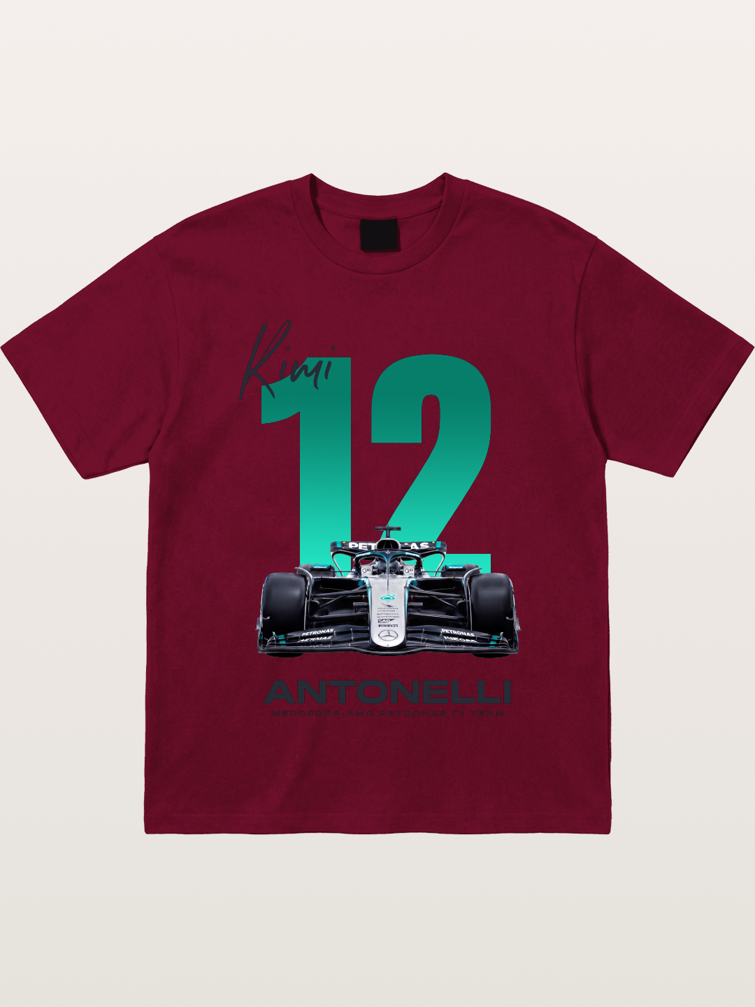 Kimi Antonelli Mercedes F1 12 Gildan T-shirt
