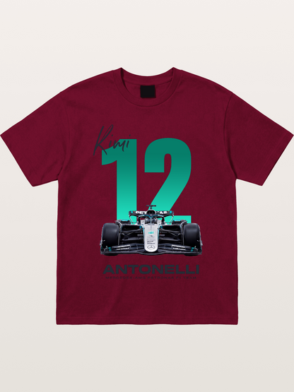 Kimi Antonelli Mercedes F1 12 Gildan T-shirt